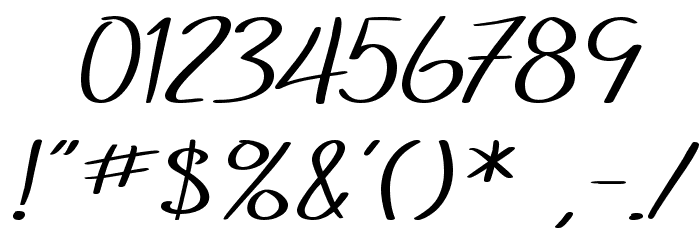SF Foxboro Script Extended Font OTHER CHARS
