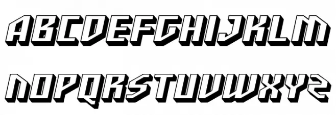 SF Funk Master Oblique Шрифта ВЕРХНИЙ