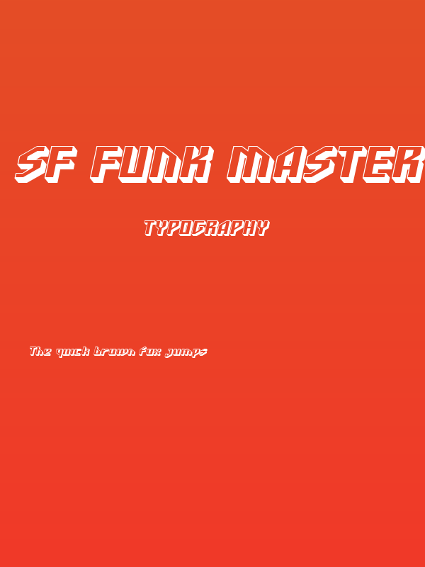 SF Funk Master Oblique Poster