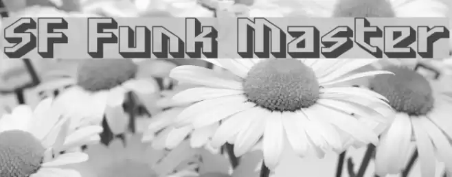SF Funk Master Font examples