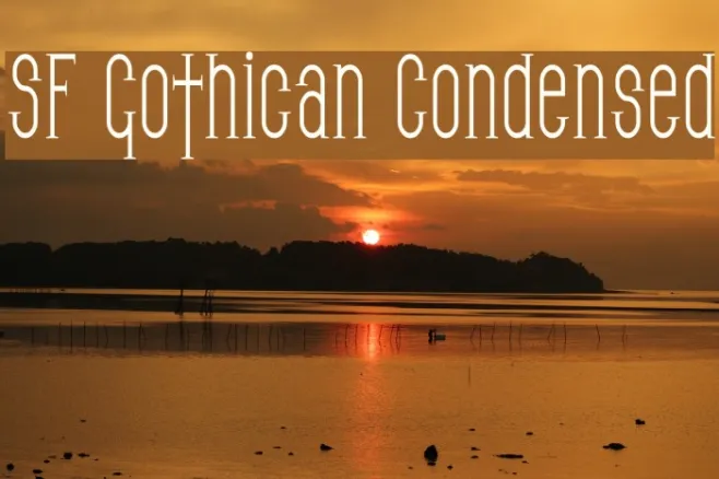 SF Gothican Condensed Example 3