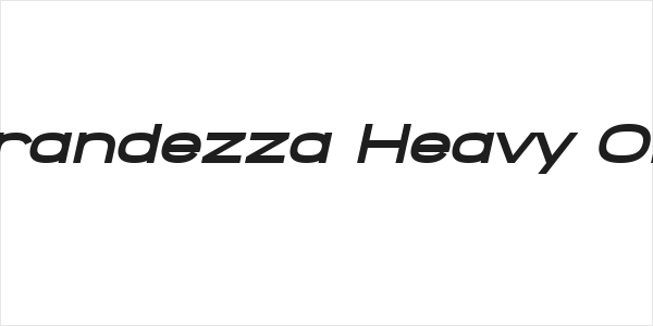 SF Grandezza Heavy Oblique Logo