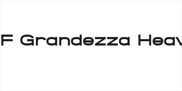 SF Grandezza Heavy Logo