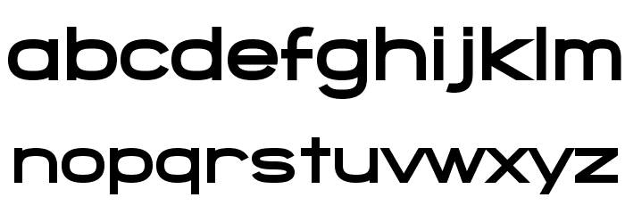 SF Grandezza Heavy Font LOWERCASE