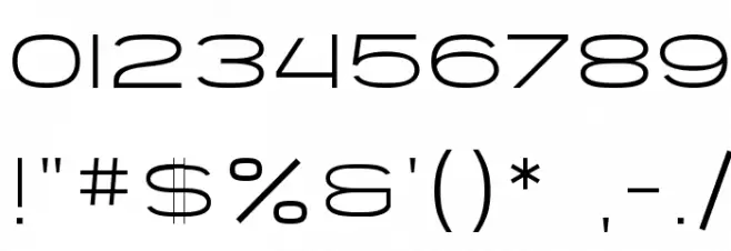 SF Grandezza Light Font OTHER CHARS