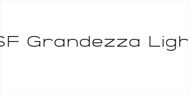 SF Grandezza Light Logo