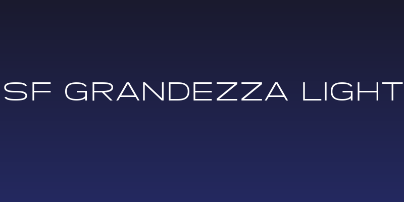SF Grandezza Light Social Header