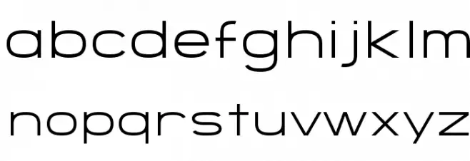 SF Grandezza Light Font LOWERCASE