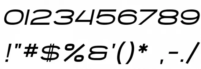 SF Grandezza Medium Oblique フォント その他の文字