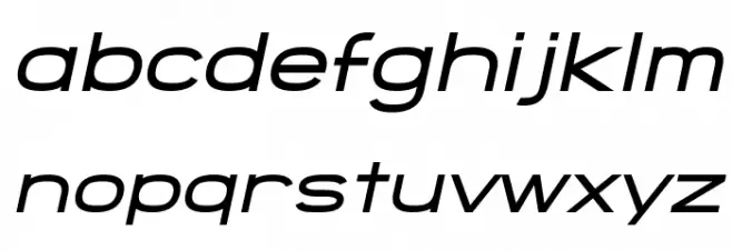 SF Grandezza Medium Oblique フォント 小文字