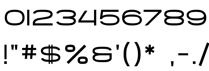 SF Grandezza Medium Font OTHER CHARS