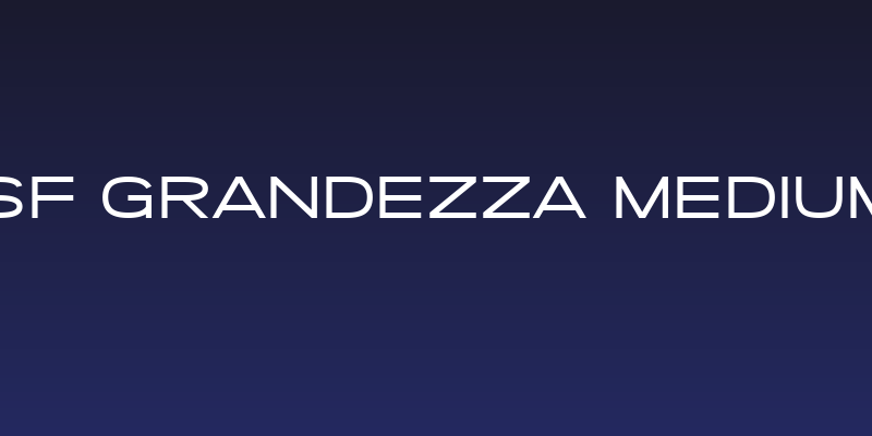 SF Grandezza Medium Social Header