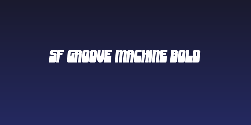 SF Groove Machine Bold Social Header