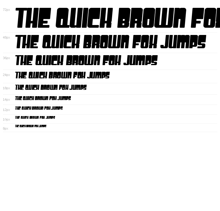 SF Groove Machine Bold Waterfall