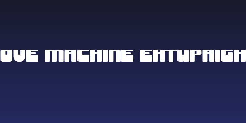 SF Groove Machine ExtUpright Bold Social Header