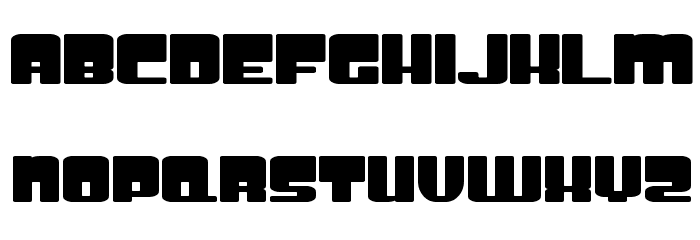 SF Groove Machine ExtUpright Bold Font LOWERCASE