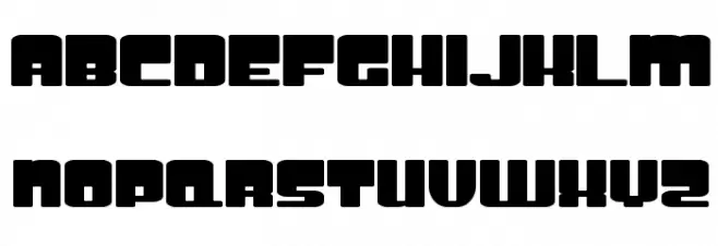 SF Groove Machine ExtUpright Bold Schriftart Kleinbuchstaben