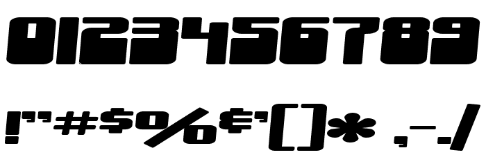 SF Groove Machine Extended Bold Caratteri ALTRI CARATTERI
