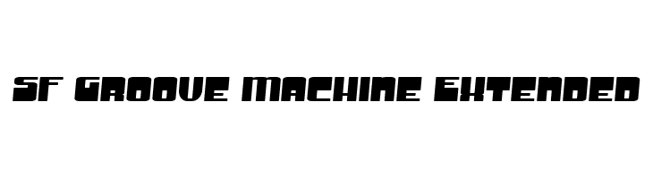 SF Groove Machine Extended  Descarca Fonturi Gratis