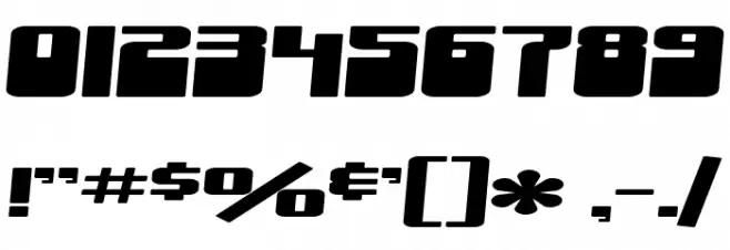 SF Groove Machine Extended Font OTHER CHARS