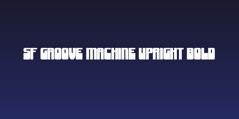 SF Groove Machine Upright Bold Social Header