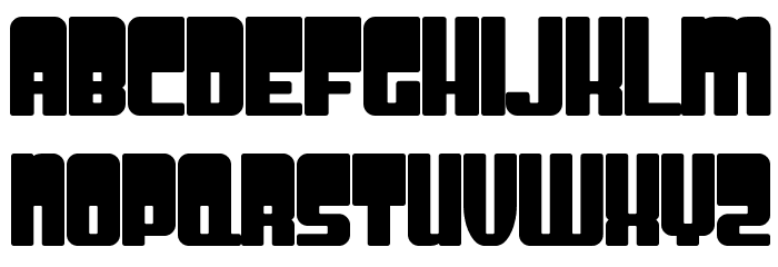 SF Groove Machine Upright Bold フォント 小文字