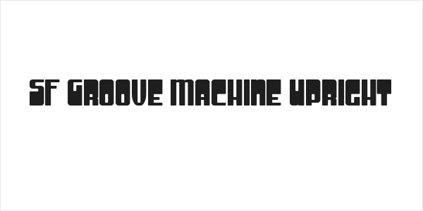 SF Groove Machine Upright Logo