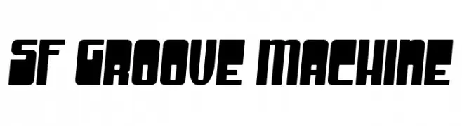 SF Groove Machine  フリーフォントのダウンロード