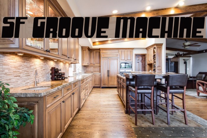 SF Groove Machine Fonte examples
