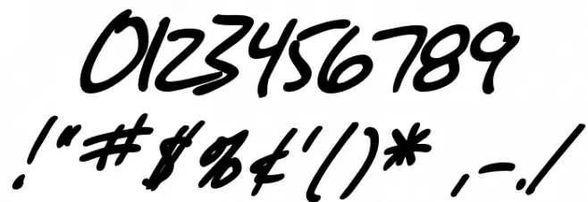 SF Grunge Sans Bold Italic Font OTHER CHARS