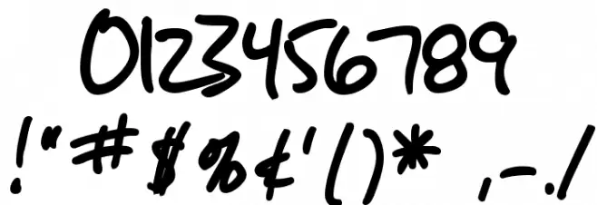 SF Grunge Sans Bold Font OTHER CHARS