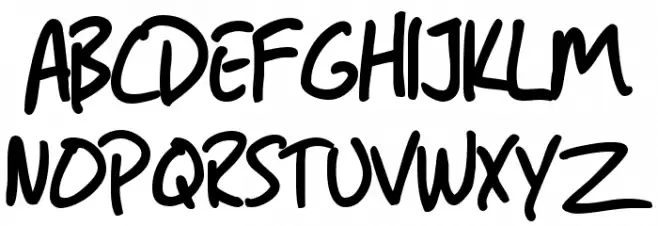 SF Grunge Sans Bold خط أحرف كبيرة