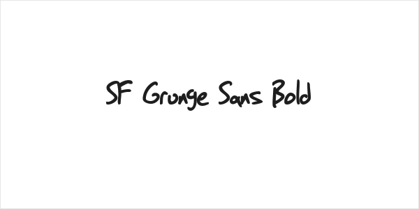 SF Grunge Sans Bold Logo