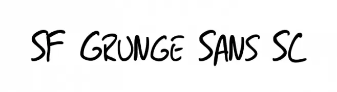 SF Grunge Sans SC  تنزيل الخطوط