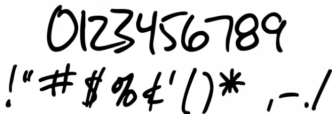 SF Grunge Sans SC Font OTHER CHARS