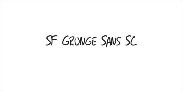 SF Grunge Sans SC Logo