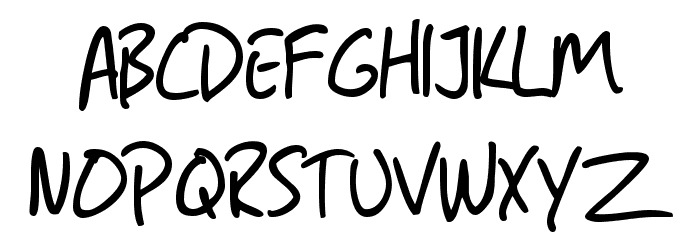 SF Grunge Sans SC Font LOWERCASE