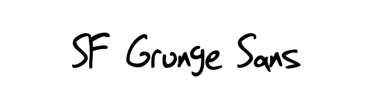 SF Grunge Sans Font