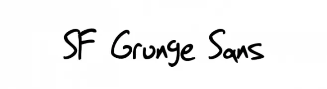 SF Grunge Sans  フリーフォントのダウンロード