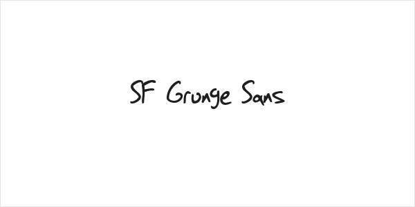 SF Grunge Sans Logo