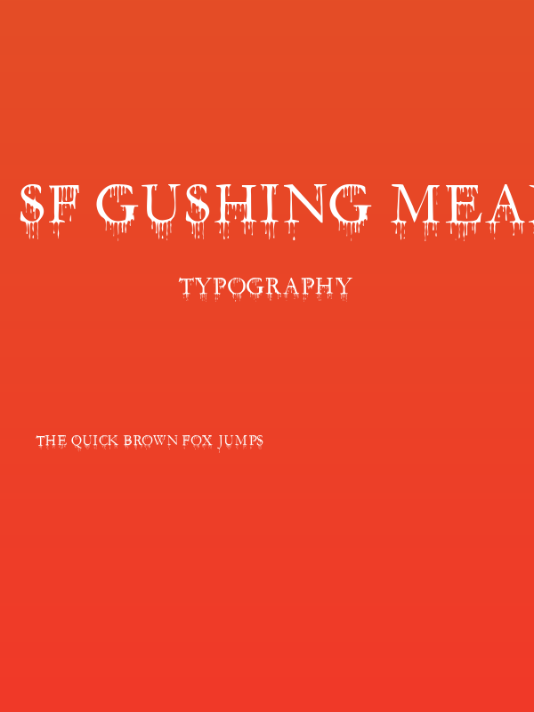 SF Gushing Meadow SC Poster