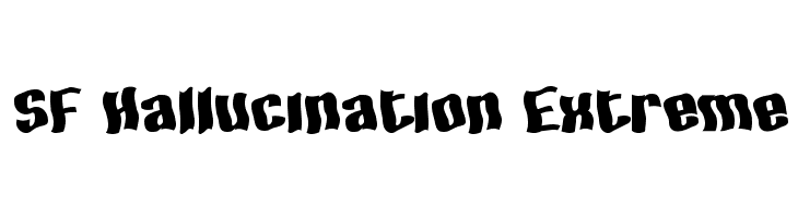 SF Hallucination Extreme  لخطوط تنزيل