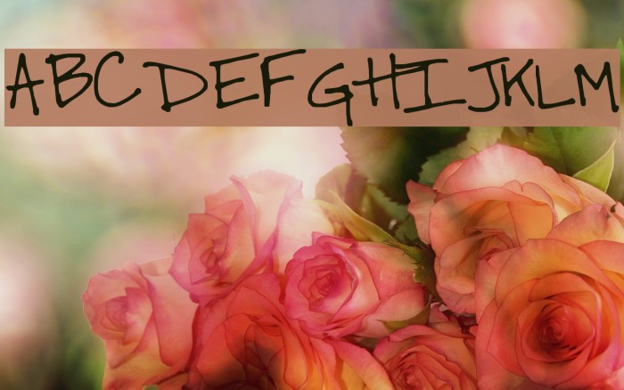 SF-Heather Font examples