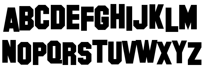 SF Hollywood Hills Bold Font LOWERCASE