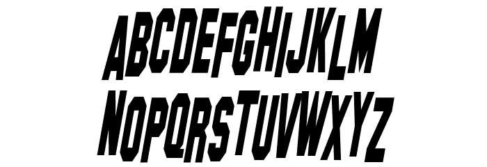 SF Hollywood Hills Condensed Italic Font LOWERCASE