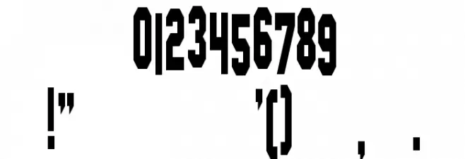 SF Hollywood Hills Condensed Font OTHER CHARS