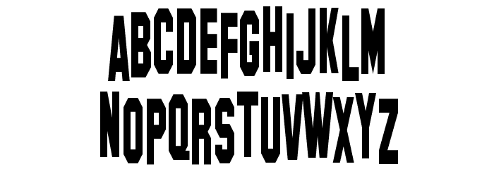 SF Hollywood Hills Condensed Font LOWERCASE