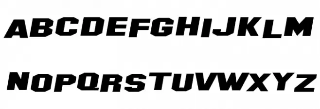 SF Hollywood Hills Extended Italic फ़ॉन्ट लोअरकेस