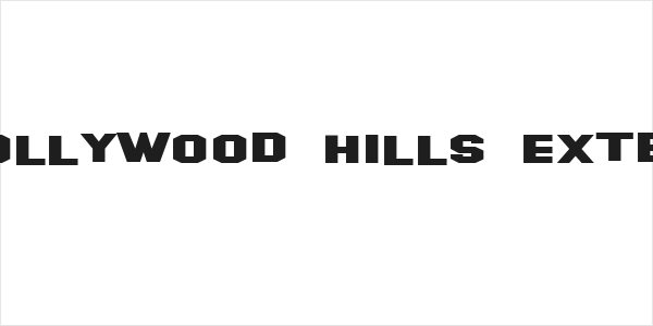 SF Hollywood Hills Extended Logo