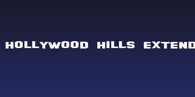 SF Hollywood Hills Extended Social Header